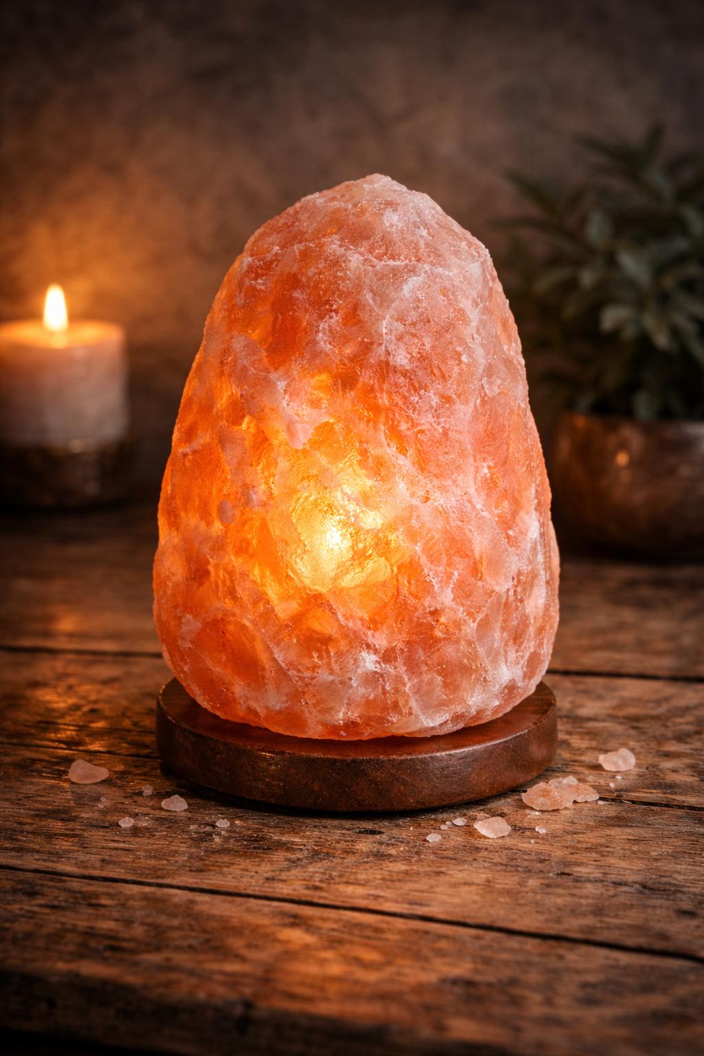 Doğal himalaya tuz lambasaı